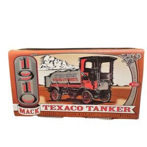 TEXACO 1910 MACK TANKER DELIVERY TRUCK BANK 1995 - #12 in Series Ertl - NEW